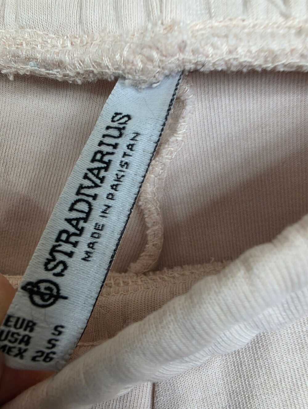 Stradivarius Small Pink Stained Wide Leg Pants - Picture 3 of 3